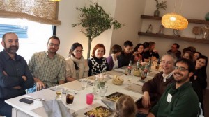 La comida, donde pudimos relajarnos y conocernos un poco mejor.